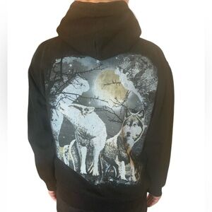 Black Wolf Hoodie